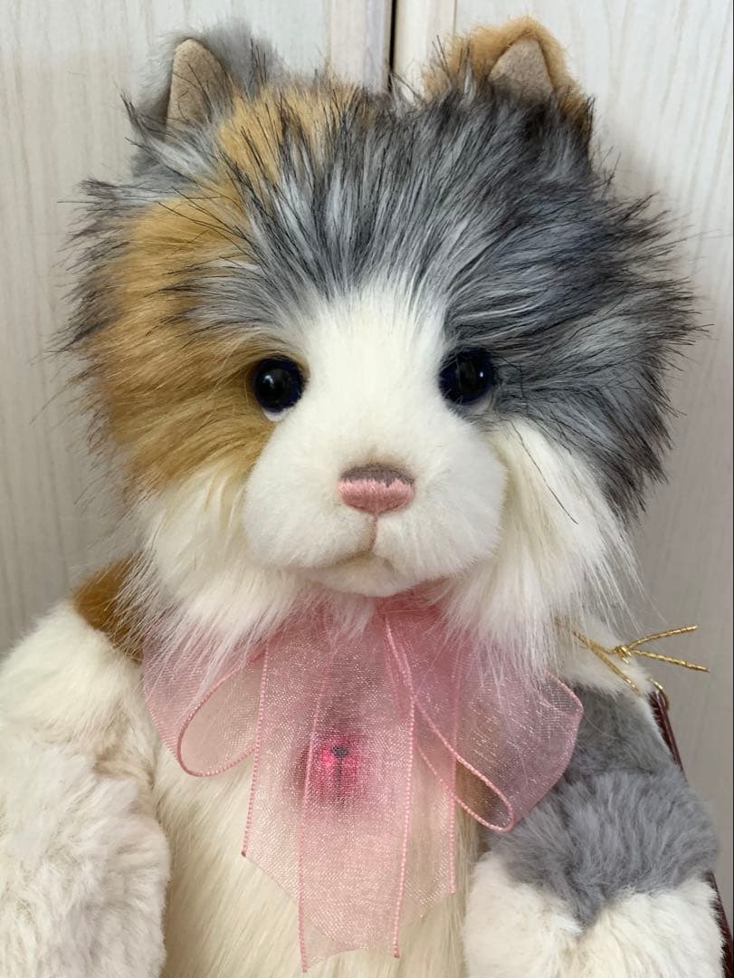 チャーリーベアーズ　レア　三毛猫　テディベア