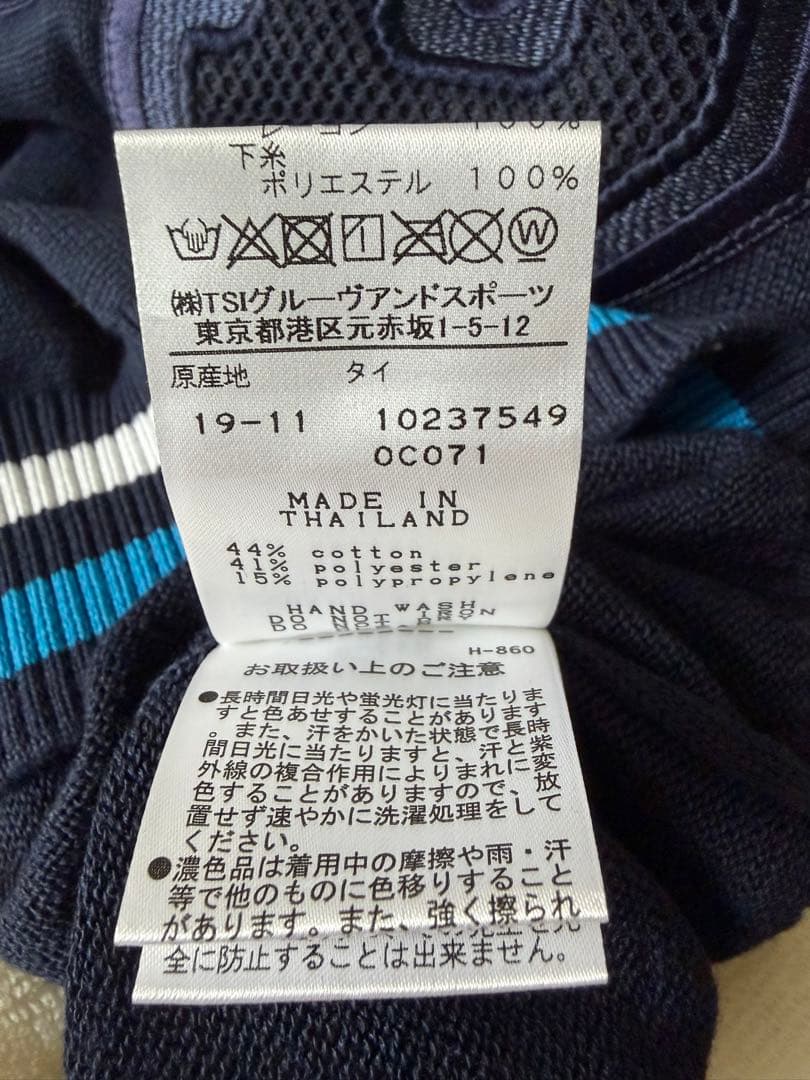新品未使用 ニューバランスゴルフ Vネックニットセーター ネイビー Sサイズ