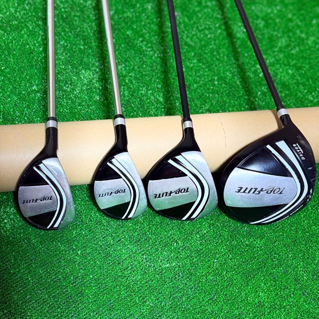 【レフティ】TOP FLITE トップフライト メンズゴルフクラブセット