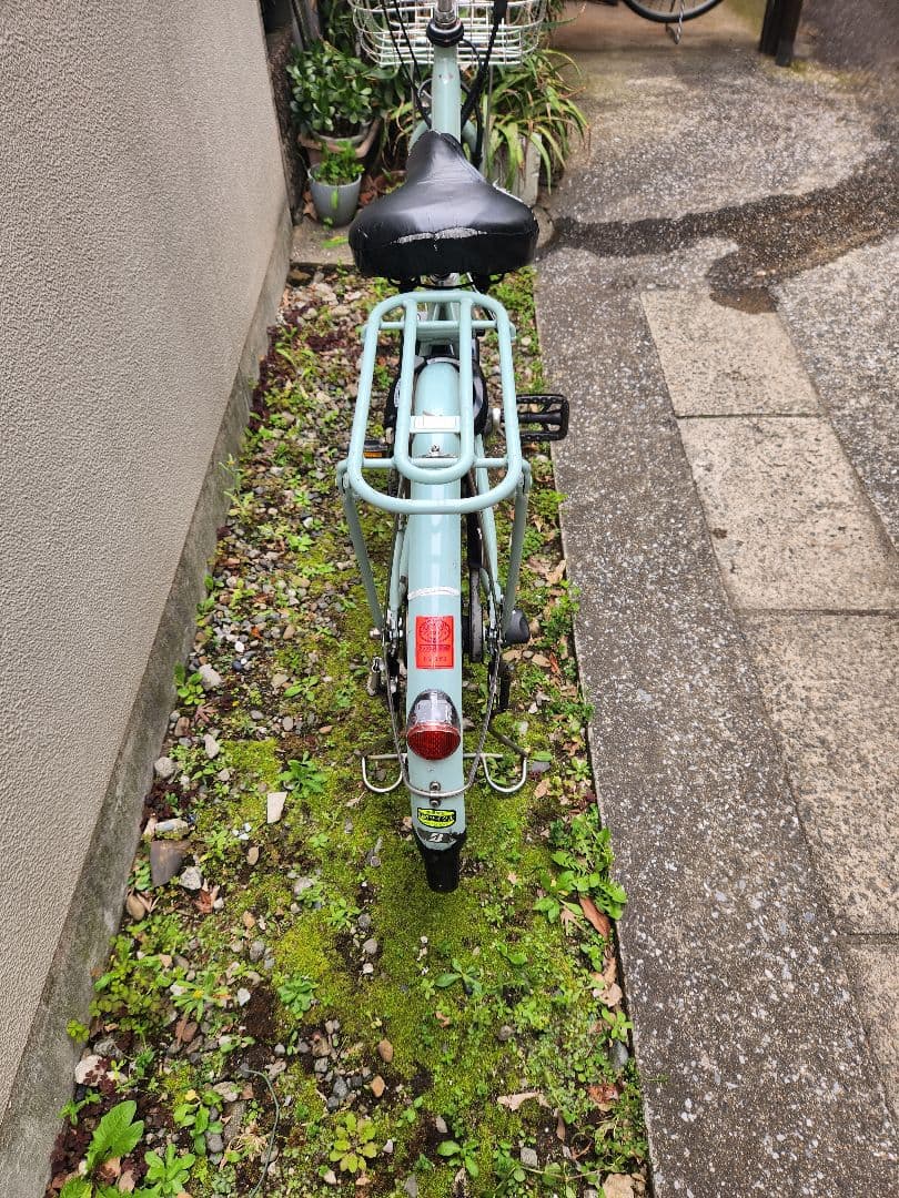 ブリジストンミントグリーン 電動アシスト自転車 シティタイプ