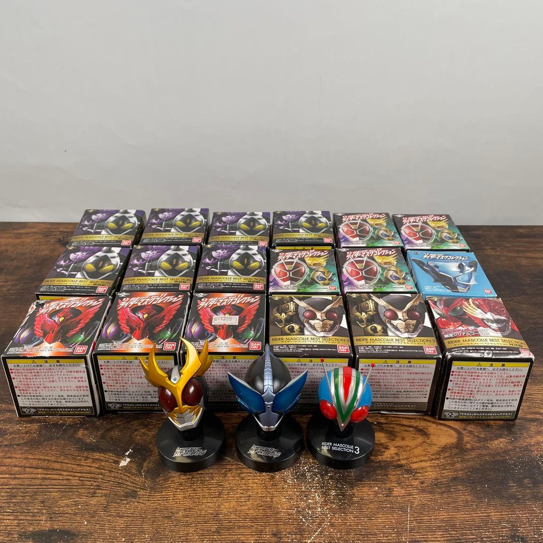 BANDAI 仮面ライダー ライダーマスクコレクション21個セット バラ売り不可