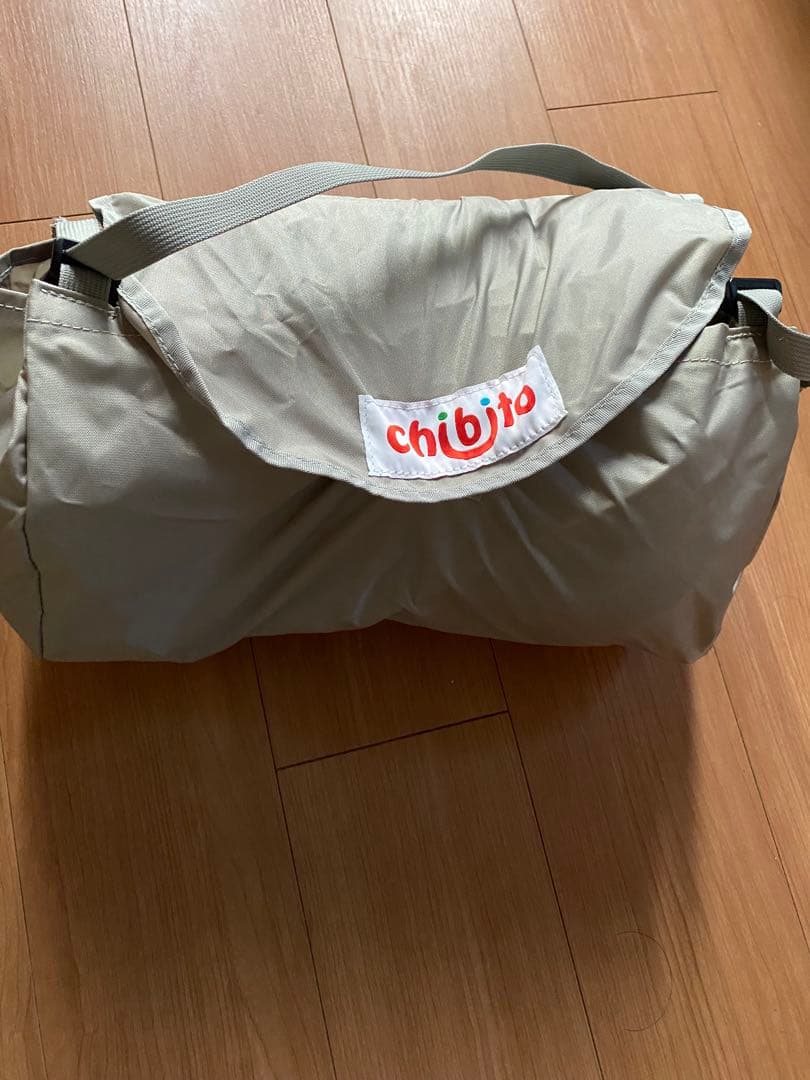 chibito チャイルドシートカバー グレー/パープル