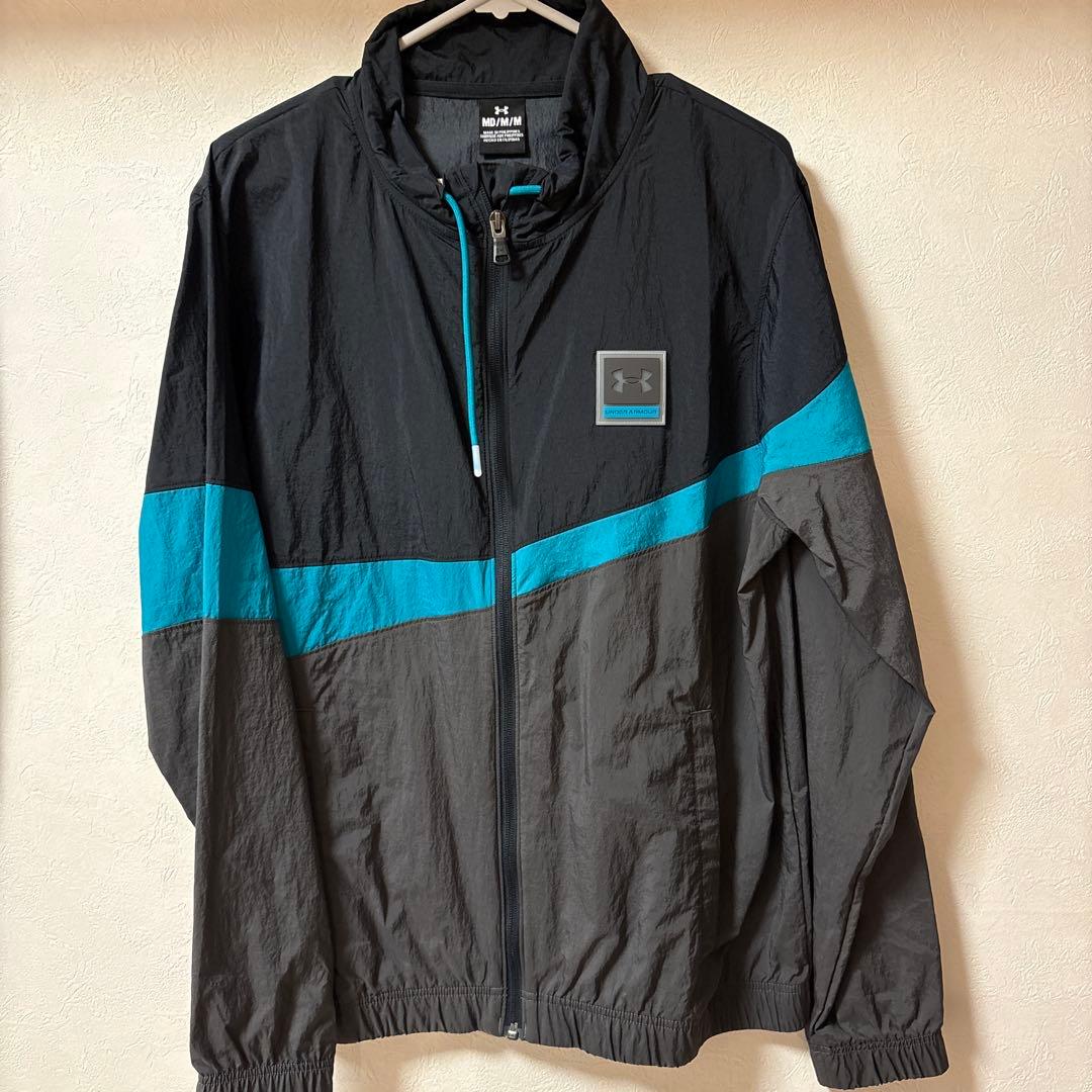Under Armour ジャージ上下セット ブラック/ターコイズ