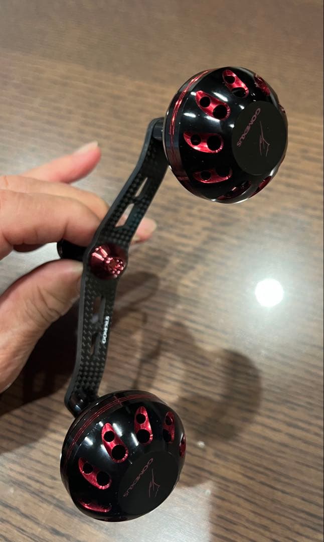 ゴメクサス カーボン製リールハンドル&アルミ製 パワーハンドルノブ