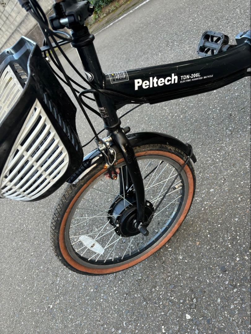 折りたたみ電動アシスト自転車 Peltech