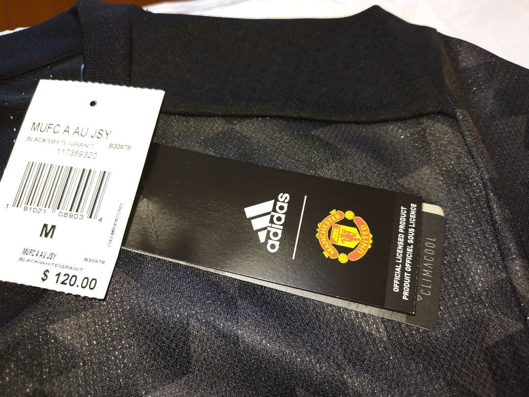 adidas マンチェスターユナイテッド17/18アウェイ Mサイズ未使用品