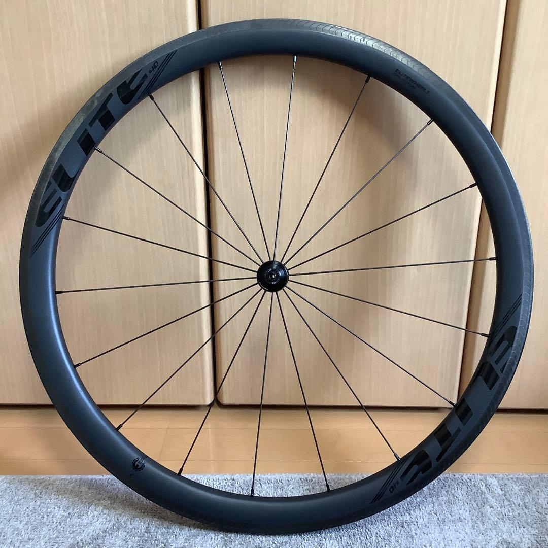ELITEWHEELS EDGE 40リムブレーキ用前後セット リムテープ付き
