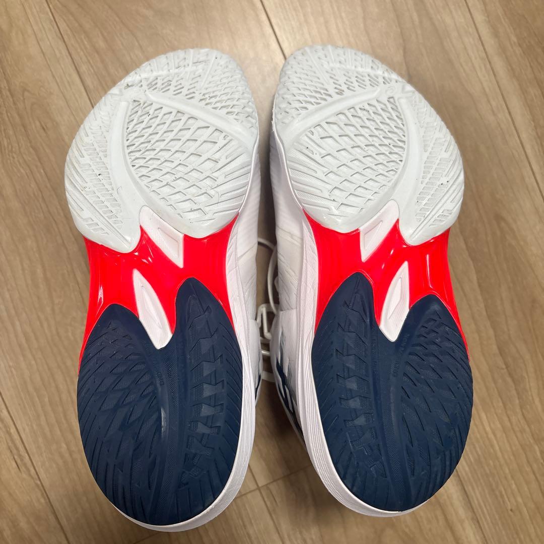 ASICSスカイエリートff3 バレーボールシューズ ホワイトレッドネイビー