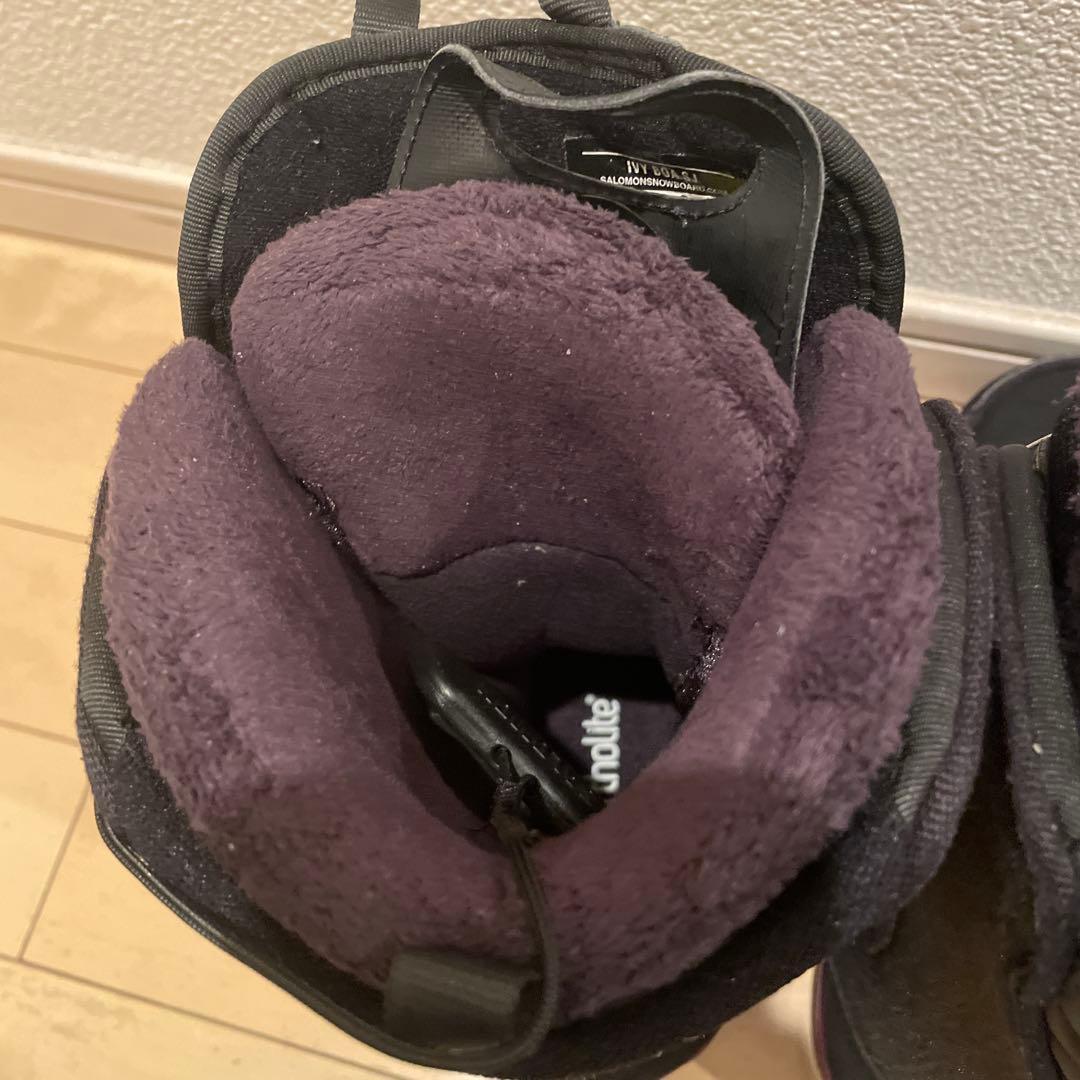 美品 SALOMON サロモン スノーボードブー　IVY BOA SJ 23cm