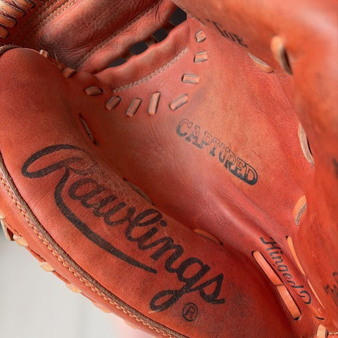 （良品）オールド　Rawlings 軟式用キャッチャーミット CAPTURED