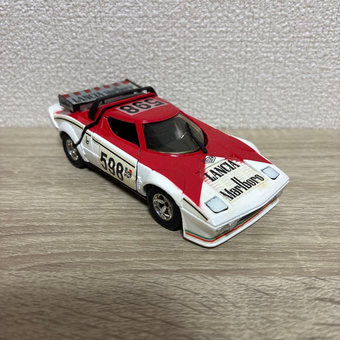 永大グリップ 1/28 ランチアストラトス 希少車体中型ミニカー 当時物