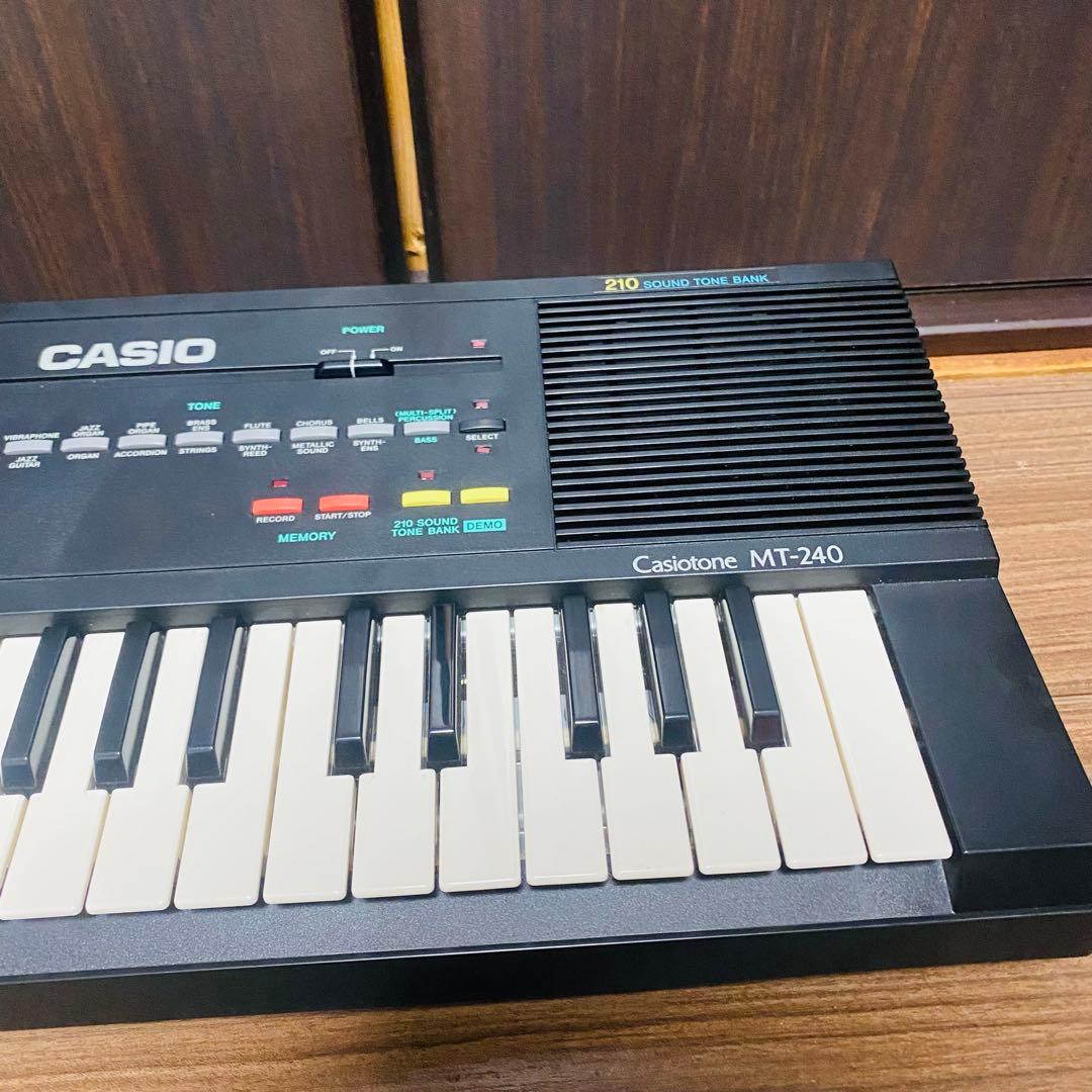 【付属品多】CASIO Casiotone MT-240 MIDIシンセサイザー