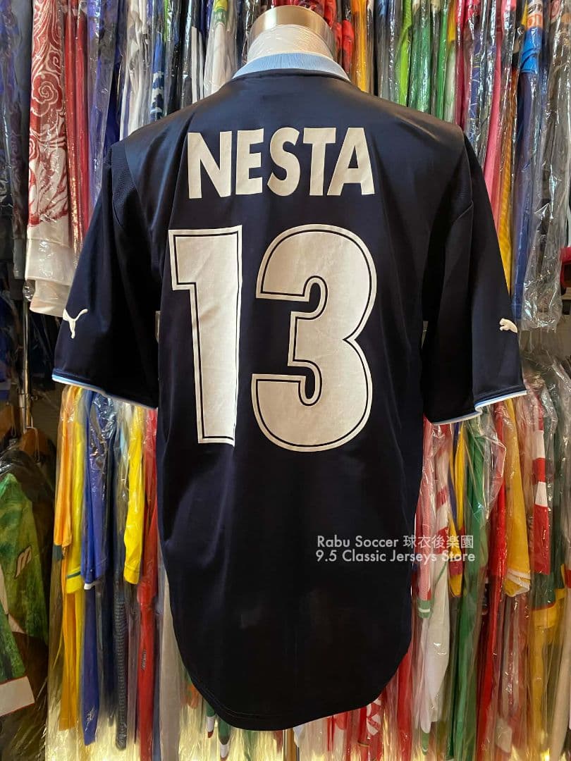 ラツィオ 00/01 アウェイ ヨーロッパの ユニフォーム #13 NESTA