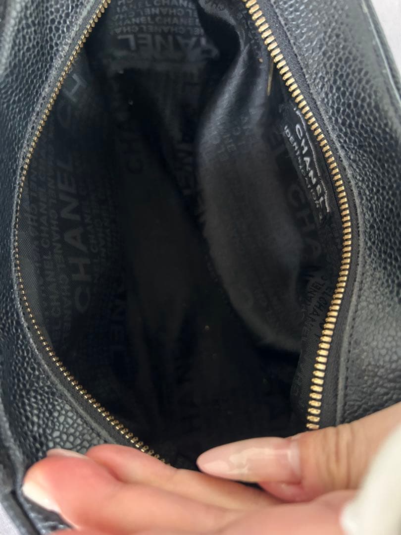 【CHANEL】ノベルティキルティングハンドバッグ
