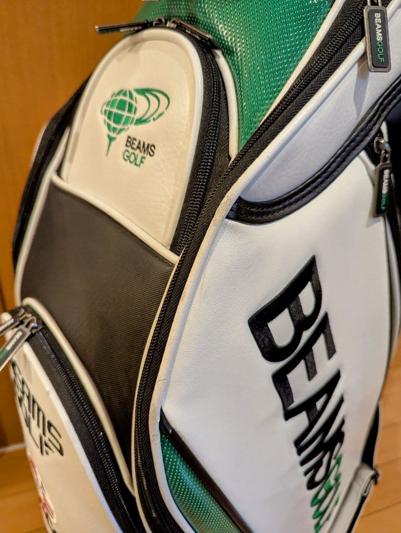 BEAMS GOLF キャディバッグ・ヘッドカバー、シューズ入れセット