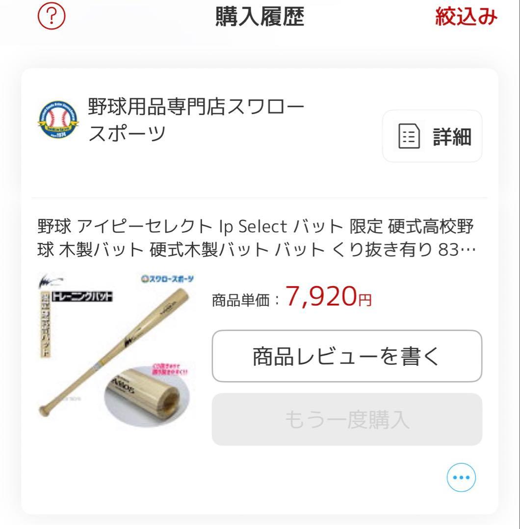 アイピーセレクト 硬式金属バット アルモニーア ARMONIA‼️木製バット付‼️