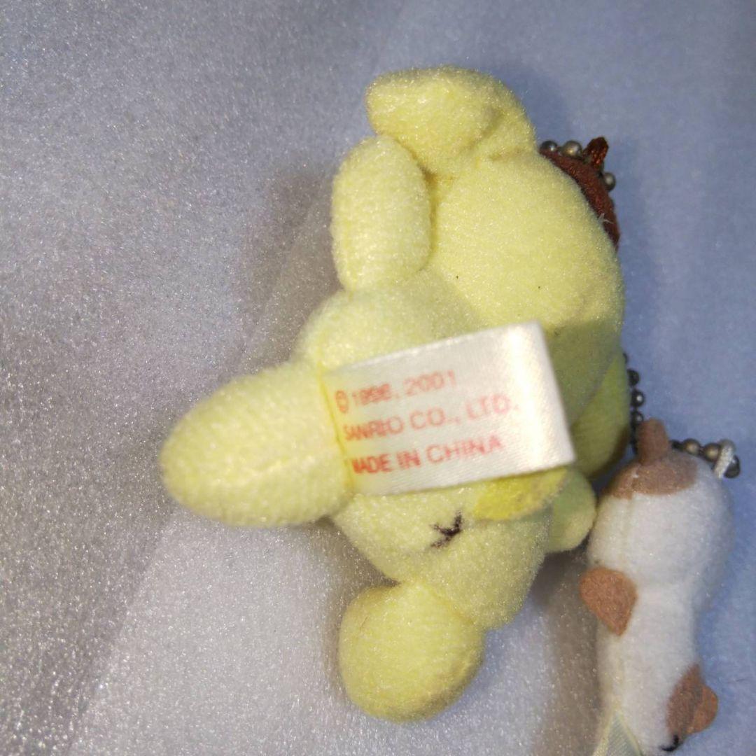 ポムポムプリン　マフィン　マスコット　ミニキーホルダー　２００１　ぬいぐるみ
