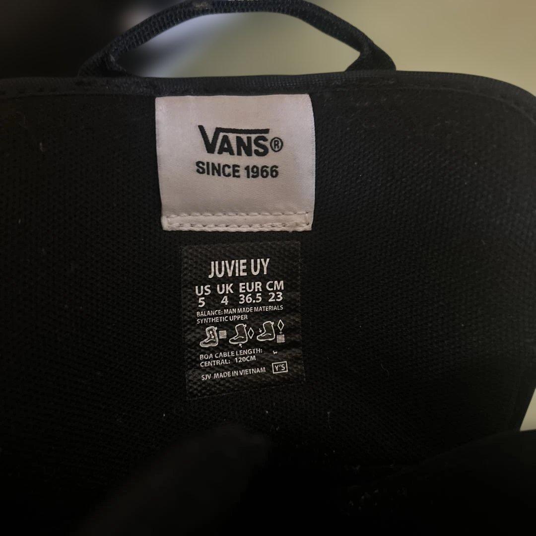VANS JUVIE UY ユース スノーボードブーツ 23cm