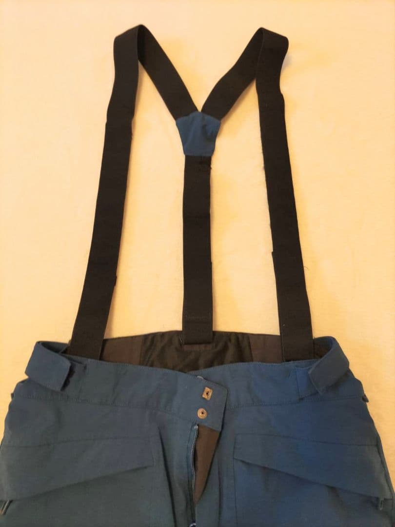 ミレー スキーウエア パンツ ネイビー XL ストラップ