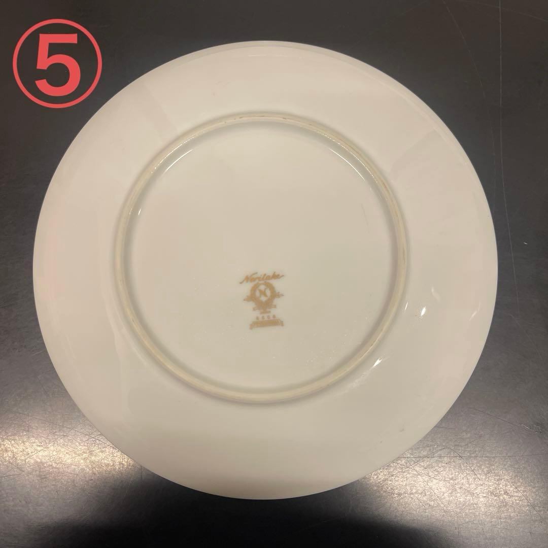 【Noritake】PRIMADONNA 薔薇柄 金彩 プレート 6枚セット