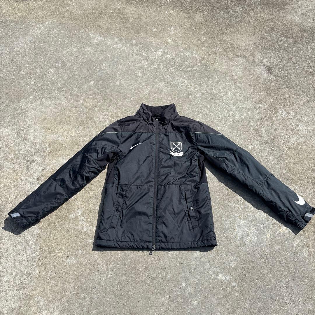 Nike NFTB フード付きベンチコート 黒 2way
