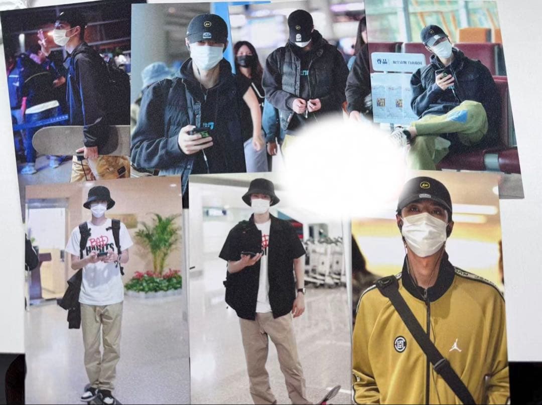 王一博 ワンイーボー　探検2 早期写真　キラキラポストカード6セット