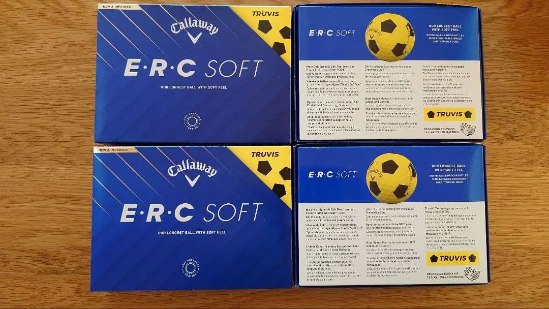 Callaway E.R.C. Soft Truvis ゴルフボール 45球