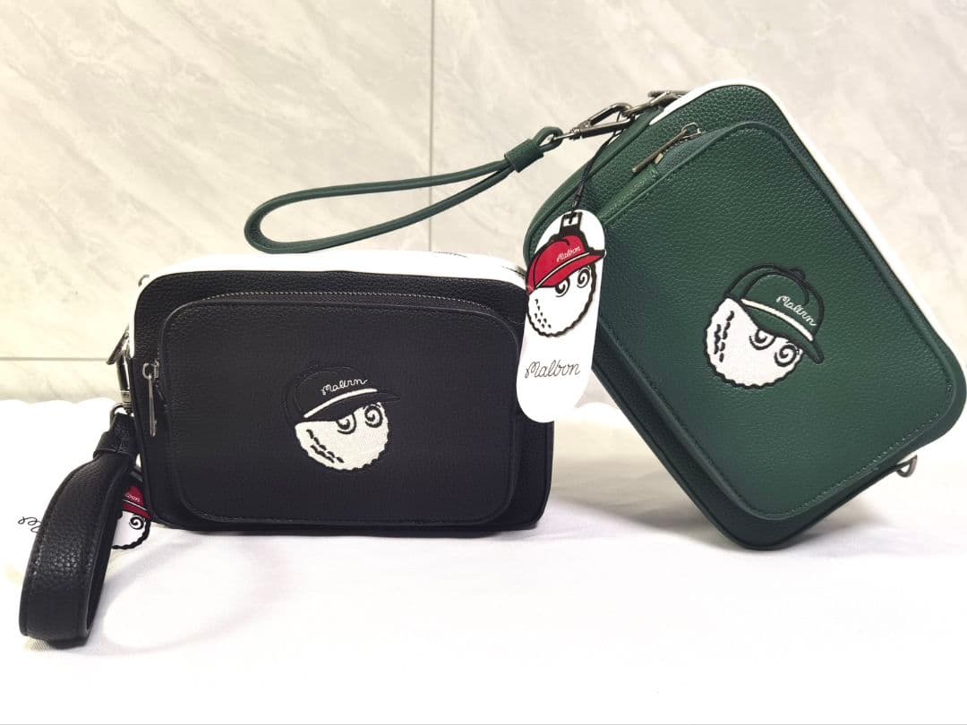 即発送2色展開★マルボンゴルフバンドバッグ　カートバッググリーン