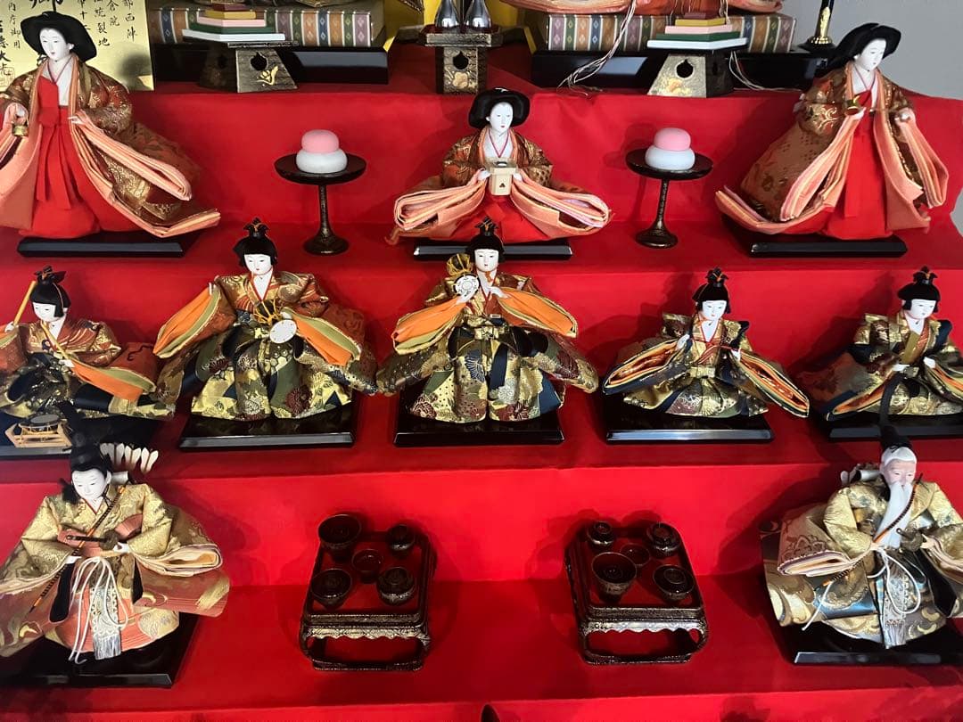 雛人形 7段 装飾品 宮内庁御用達 吉徳大光 お雛様