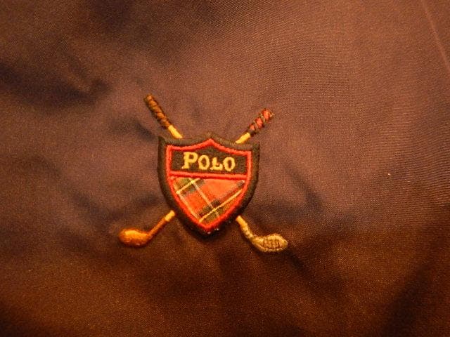POLO GOLF ネイビー ジャケット Lサイズ　ドリズラー　スイングトップ