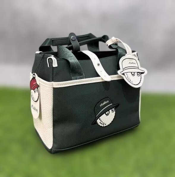 Malbon ゴルフ 渔夫スタイル バッグ 手持ち＆肩掛けOK 男女兼用 ブラッ
