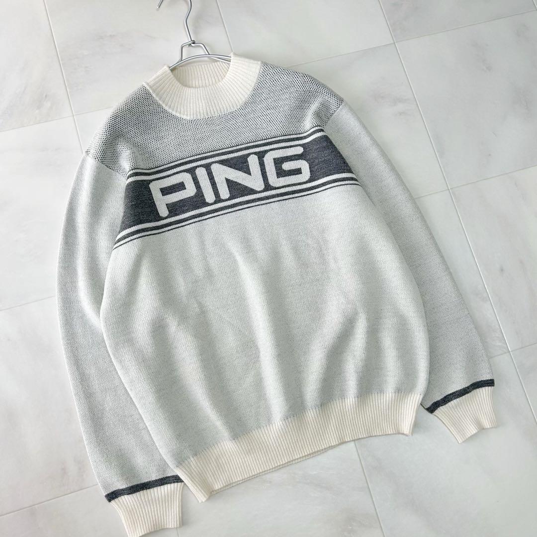 PING ピン 長袖ニットセーター ゴルフウェア スポーツ LLサイズ