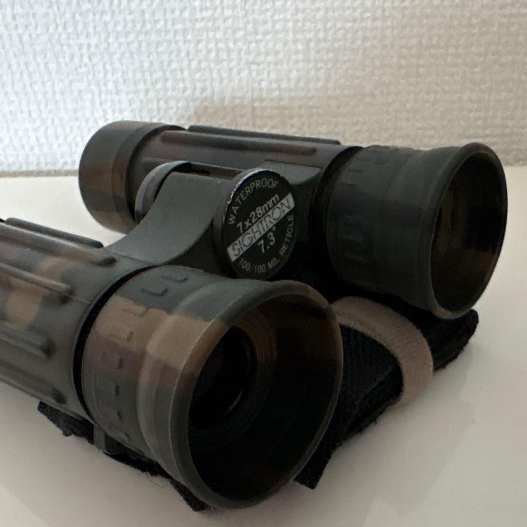 【中古】SIGHTRON サイトロン　7x28mm 防水双眼鏡 ミリタリー