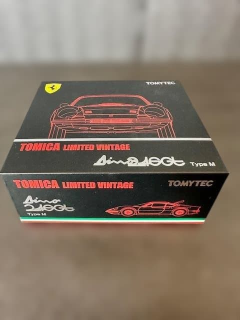 【未使用・TOMYTEC】フェラーリ ディーノ 246 GT Type M（赤）