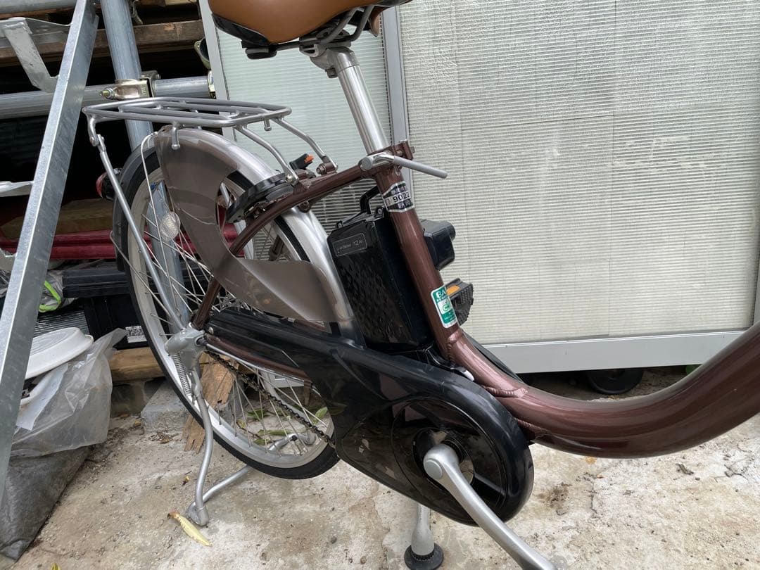 静岡引き取り電動アシスト自転車 充電器未使用！ R3年製バッテリー