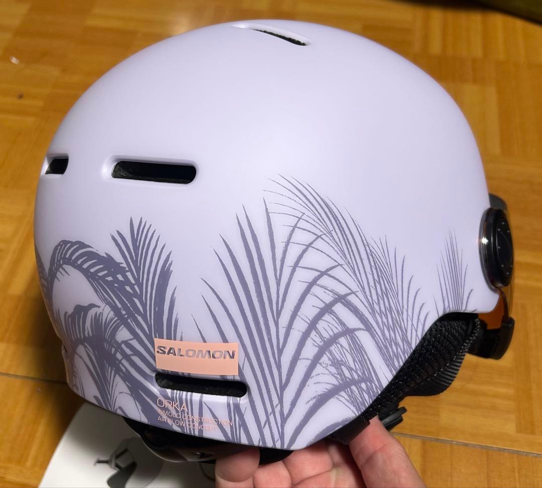 新品在庫処分SALOMON ORKAVISORHAZEバイザーヘルメット27%引