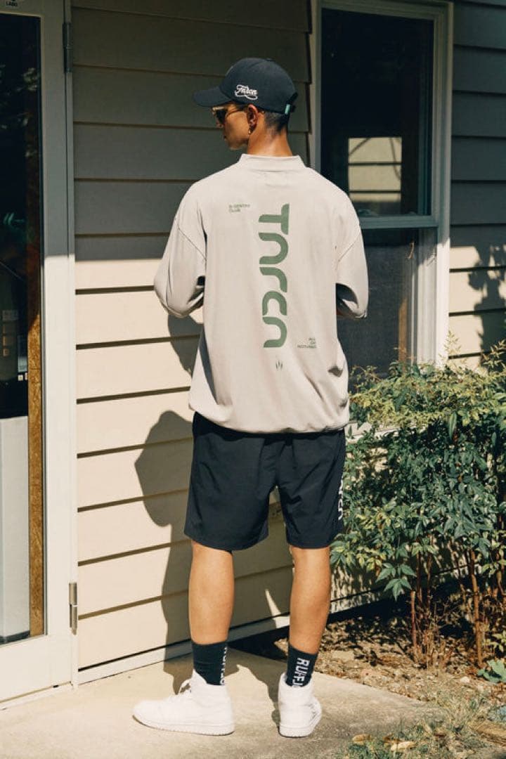RUFFLOG TNRCN HALF-ZIP TEE ラフロッグ　サイズXL
