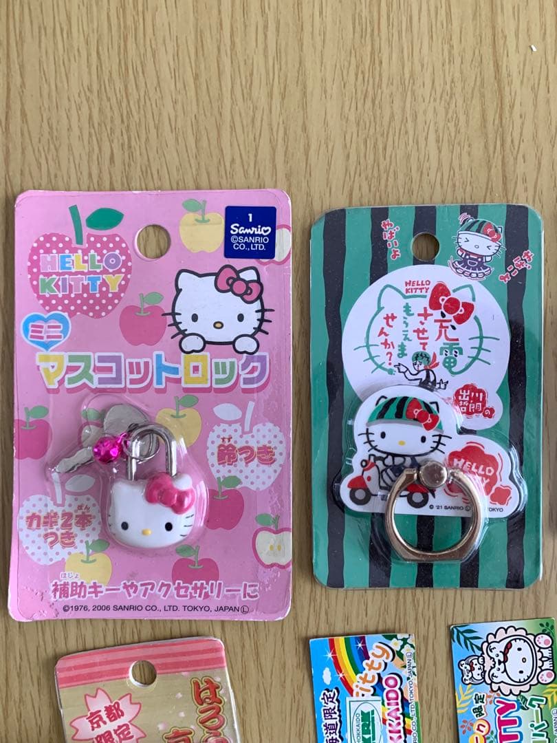 キティご当地ストラップ根付・チャームスマホリング•マスコットロックまとめ売り