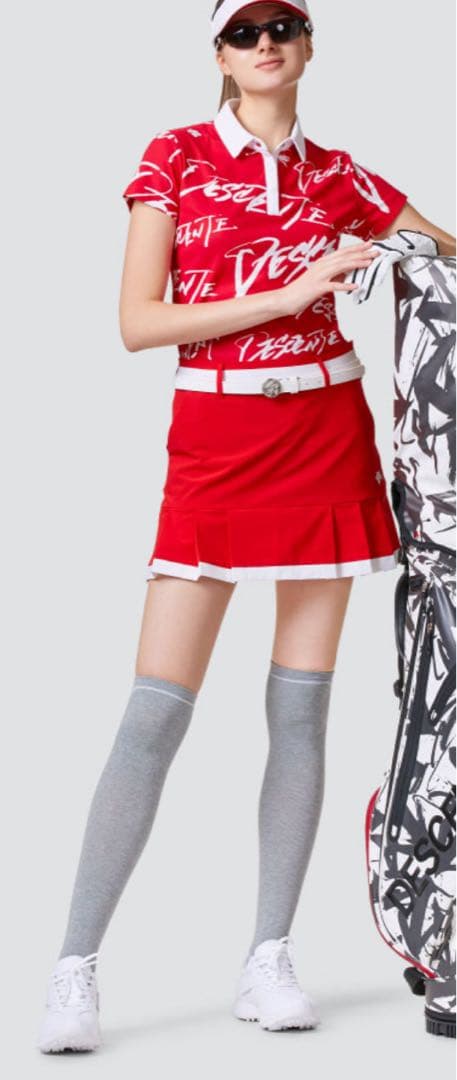 美品✨DESCENTE 万美コレクション　プリーツスカート