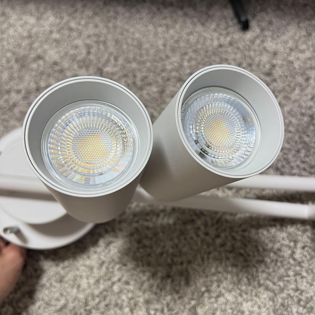 【美品】Pirlamp LEDスポットライト4個セット ダクトレール用