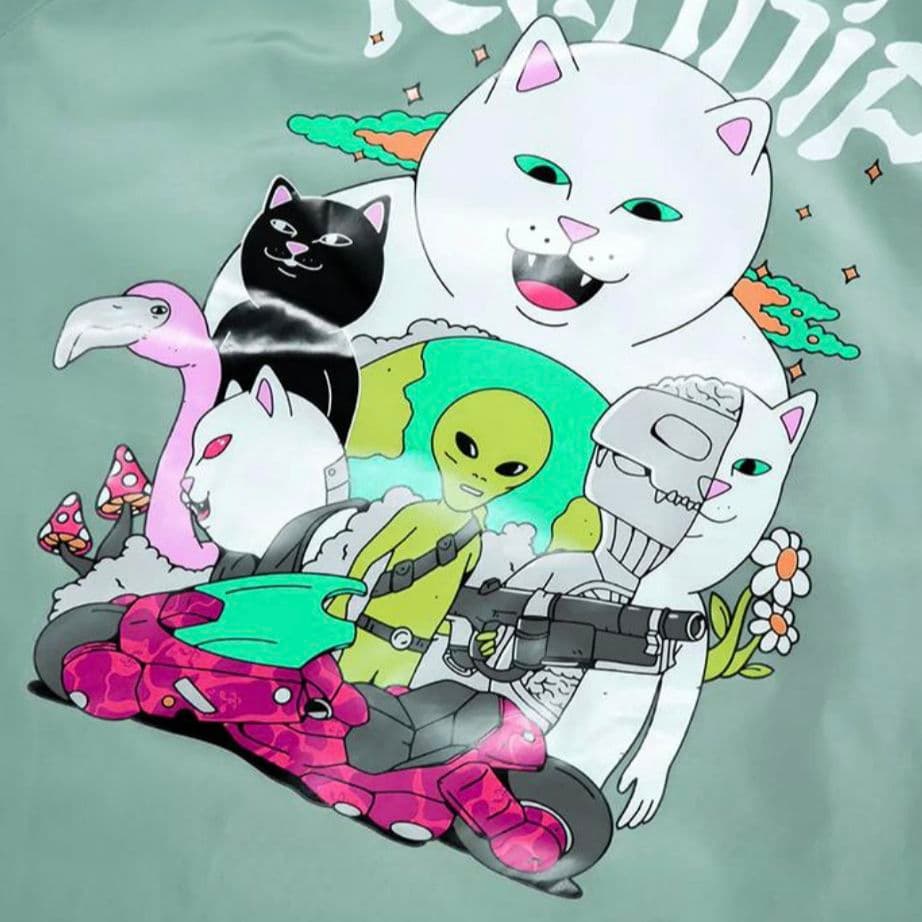 【L】RIPNDIP リップンディップ Runaway コーチジャケット
