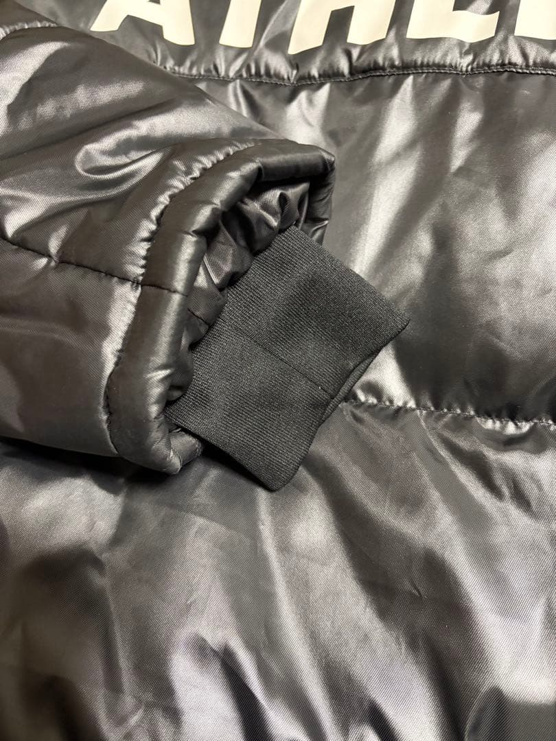 ATHLETA ブラック ベンチコート　Lサイズ