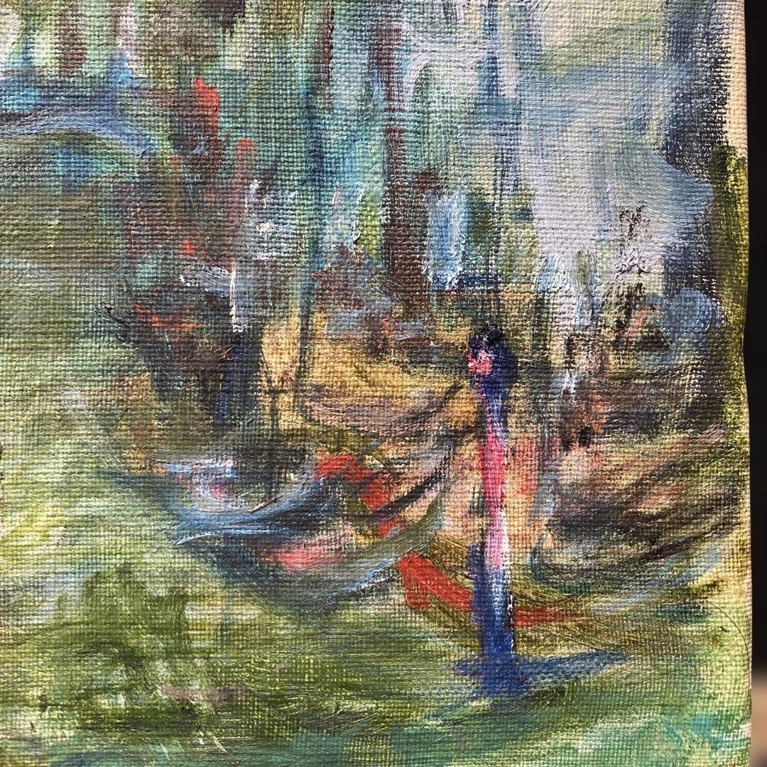 黒沢三郎「ベェウス(ベニス)」F3￼サイズ　額縁42×47絵22×27cm 油絵