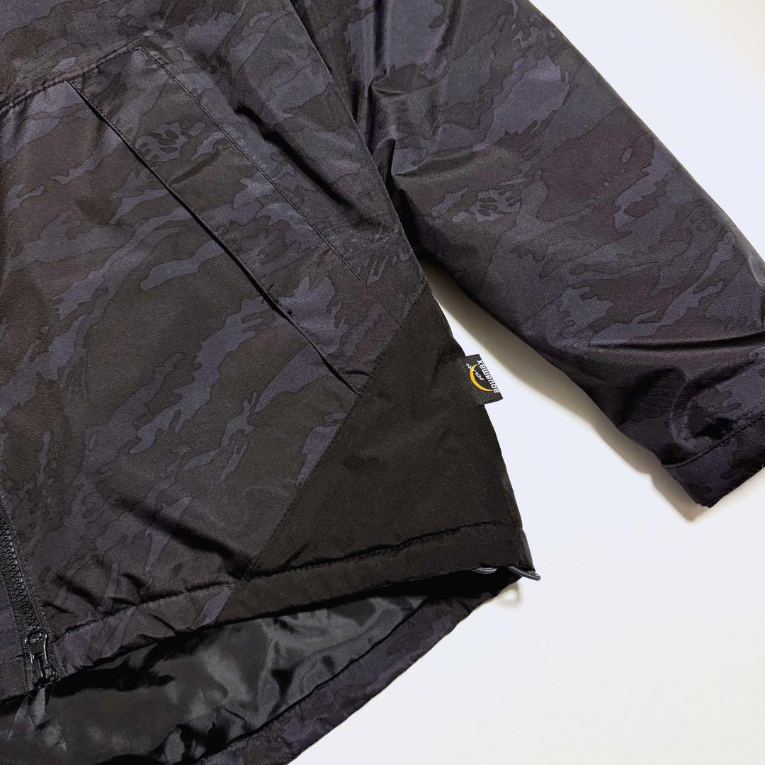 【美品】Rivalley カモ柄 ストレッチウォームスーツ セットアップ 釣り