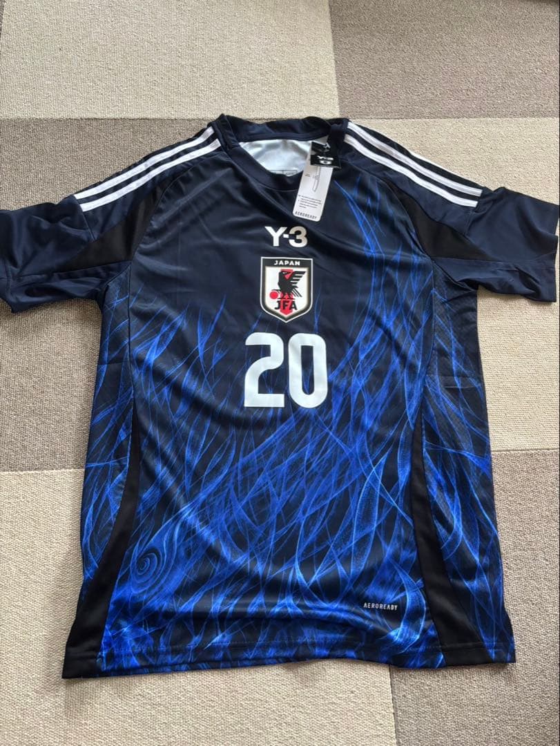 【新品】　美品　久保建英　日本代表ユニフォーム　20番　Y-3　Mサイズ
