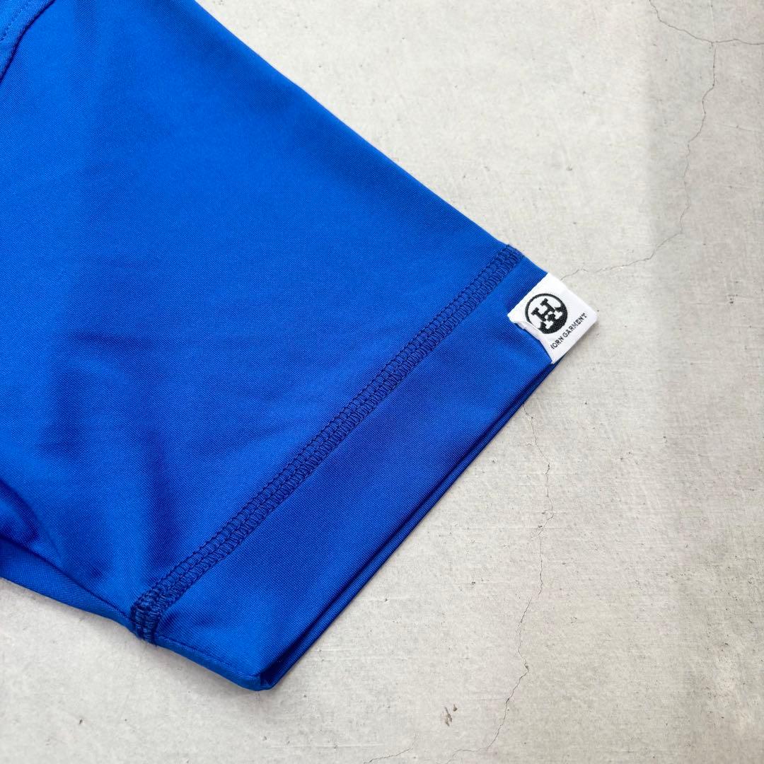 【美品】HORN GARMENT スターラインロゴ モックネック Tシャツ 46