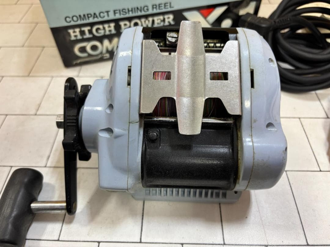 【ジャンク品】ミヤマエ ミヤエポック コマンドX・１ 魚釣り用電動リール