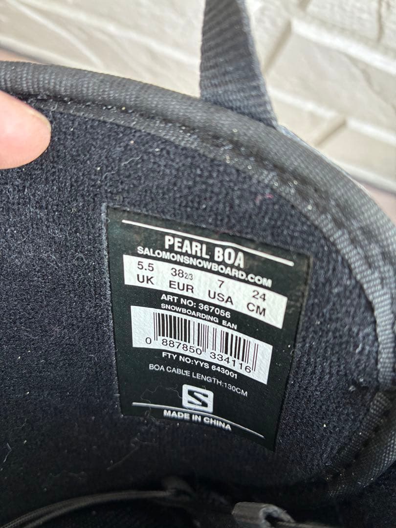 Salomon Pearl BOA スノーボードブーツ 24cm サロモン