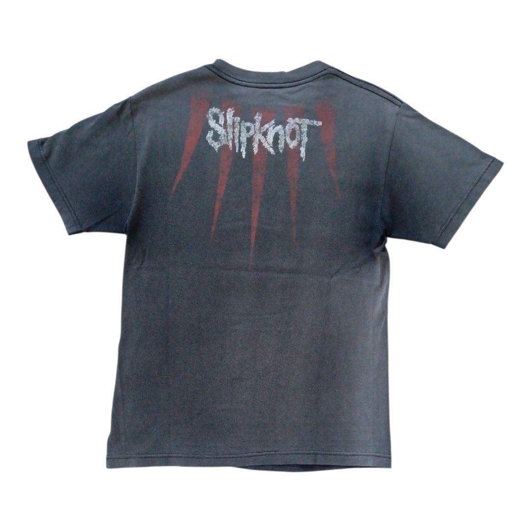 2010年製 スリップノット バンドメンバー グラフィック フェード Tシャツ