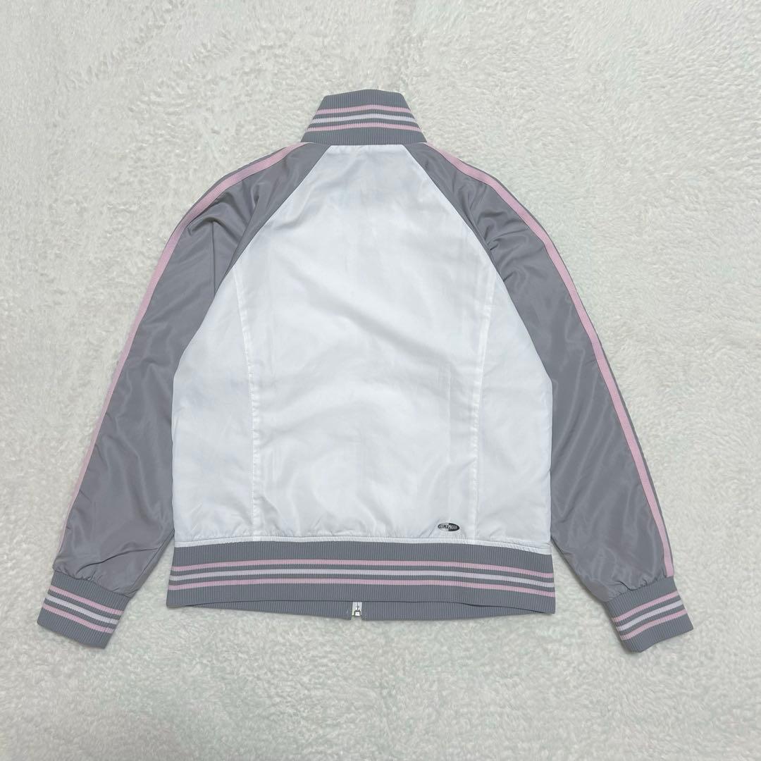 00s adidas ウインドブレーカー セットアップ y2k 白/灰 M